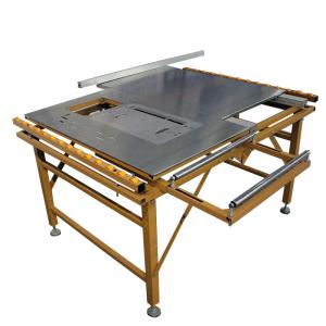 China Easy to Operate Woodworking Sliding Table Saw Machine for Portable Panel Cutting on sale