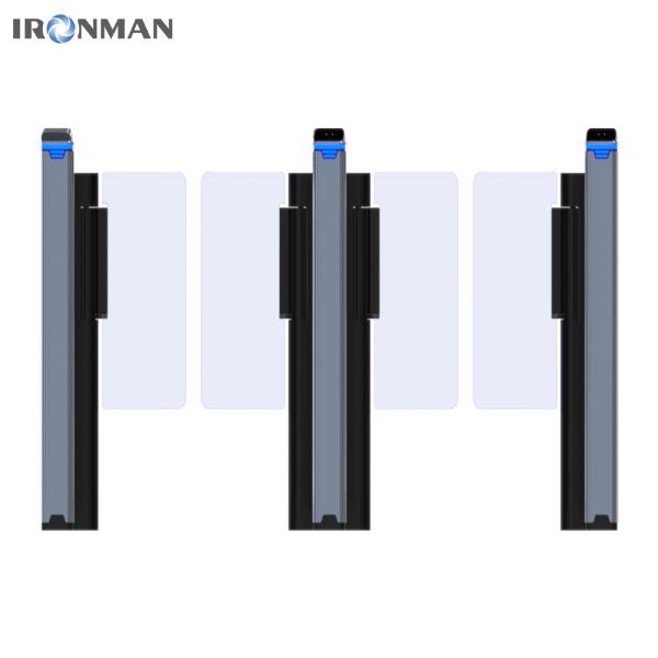 Buy Security Automatic Double Sliding Gate Turnstile Access Control System Speed Gate Turnstile at wholesale prices