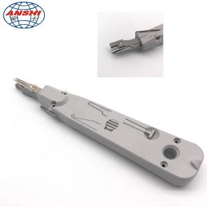 China Durable Gray Network Punch Down Tool For Krone Module 45 Degree IDC Tool on sale