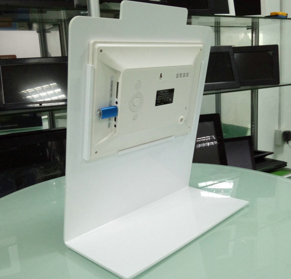 Customized POS Player / Video LCD Brochure Point of Purchase LCD Counter Display