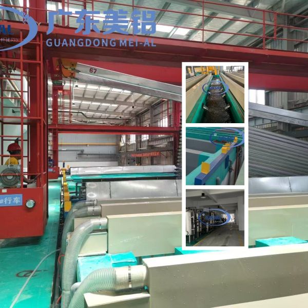 Customization Semi-automatic Aluminum Suface Treatment Output 500Ton/Month Anodizing Production Line