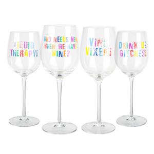 China Decorative Glass Gift Clear Crystal Wine Glass Decal Printing Fashion Transparency on sale