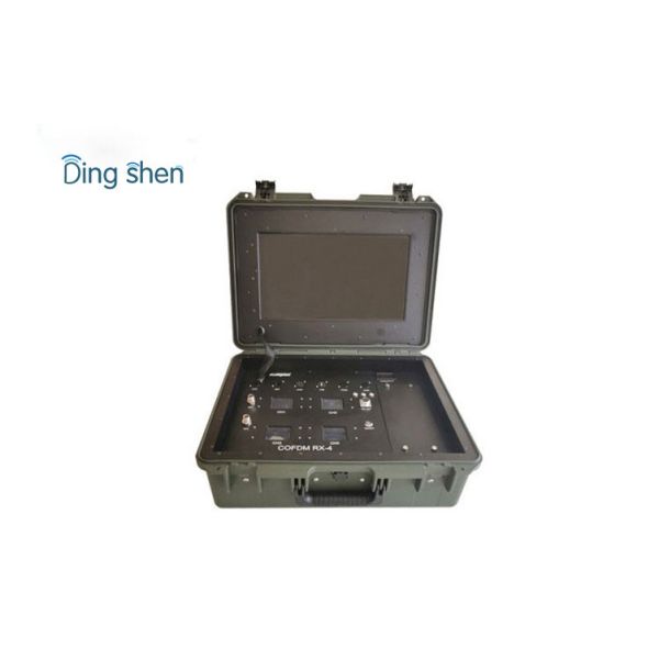 Professional Outdoor 17 Inch 4 Channels COFDM HD Video Transmitter Receiver