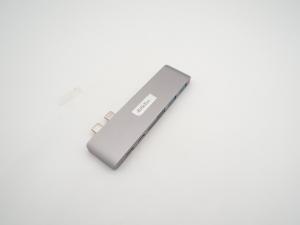 China 6 IN 1 SD TF Card Reader Thunderbolt 3 Multiport Usb C Hub on sale