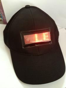 Programmable Scrolling LED Message Cap
