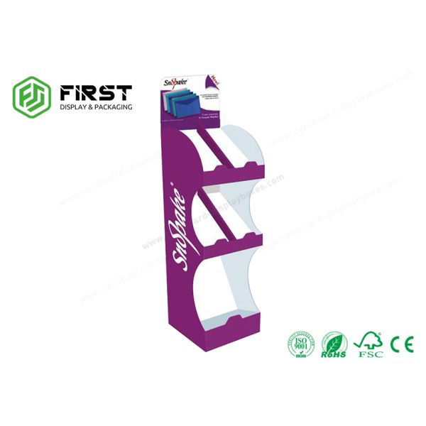 Flat Packed Custom Cardboard Pop Displays For Shopping Mall
