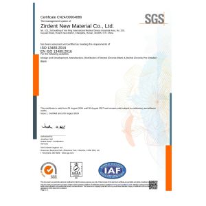 Chongqing Leomed Technology Co., Ltd. Certifications