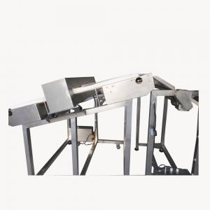 China Customized Incline Conveyor Belt Metal Detector For Food Industry Processing Products Sorting on sale