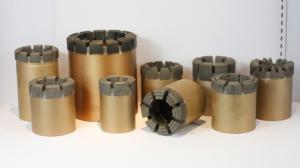 China Wireline PCD Rock Drill Bits / Diamond Core Drill Bit Model AQ BQ NQ HQ PQ on sale