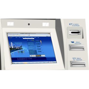 Touchscreen Multifunction ATM With Check Scanner , Money Order Printer