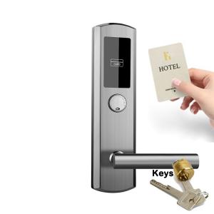 China SUS304 Smart RFID Hotel Lock System Electronic Door Key card Handle on sale