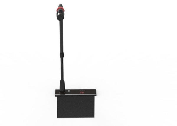 Buy Aluminum Material Wireless Delegate Microphone System Two - Color LED Indicator at wholesale prices