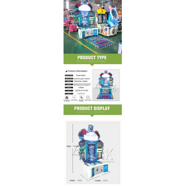 Interactive Automatic Induction Smart Mech Amusement Game Machines Remote Control