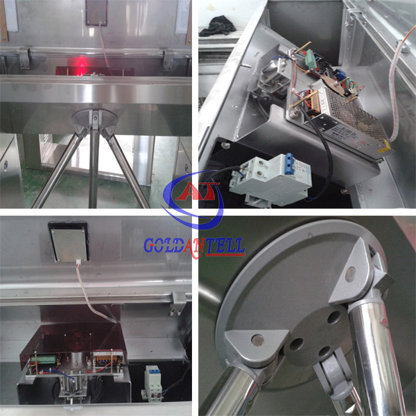 Fingerprint Tripod RFID Turnstile Gate Access Control Turnstile System