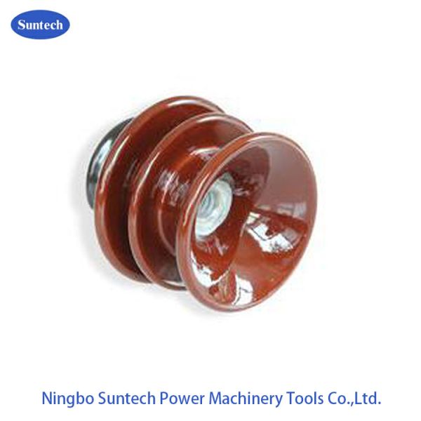 10KN 36KV Medium High Voltage Ceramic Transmission Line Insulator