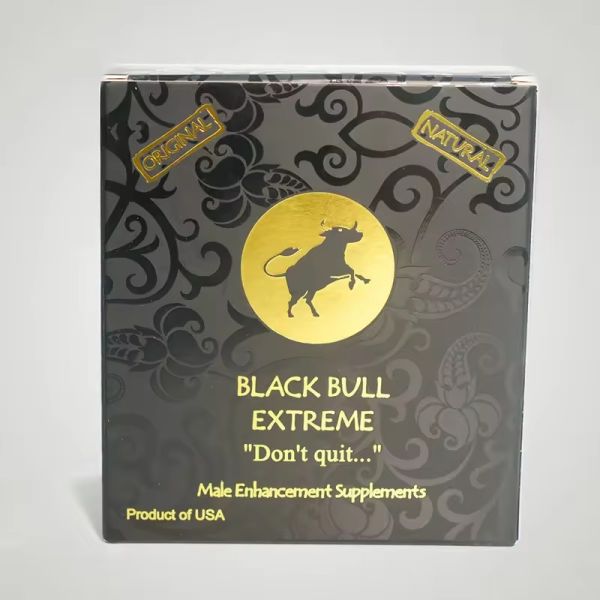 Black Rhino Honey Printed Mini Pill Pouch 3D Lenticular Card Display Box Custom Paper Box Packaging