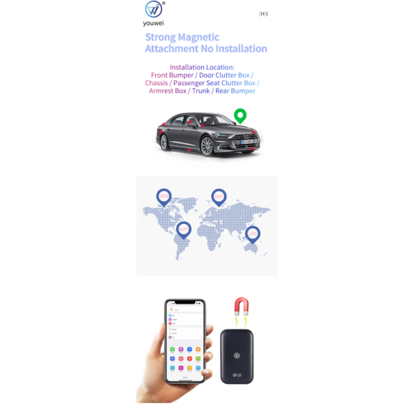 YOUWEI High Quality Good Price Mini Gps Tracker GF09 GF21 GF22 For Kids Cars Pet Real Time Vehicle Gps Tracking Device