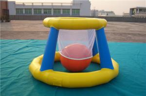 Quality Giant Inflatable Basketball Hoop For Pool , Children Airtight Blow Up Pool Floats for sale