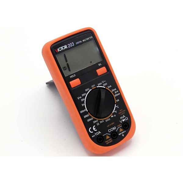 VICTOR 203 Portable Digital Multimeter 500V DC Voltage