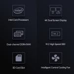 Gaming Mini PC With Intel Core Processors Dual LAN Dual DDR4 RAM And Cooling Fan