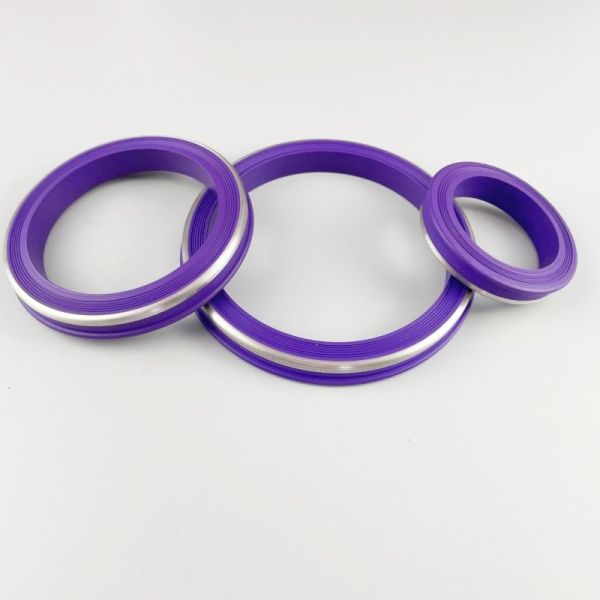 Purple High Quality NBR HNBR FKM PTFE Hammer Union Seal With Stainless Back Up