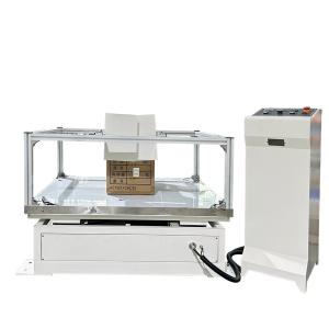 Quality Carton Simulation Transport Vibration Testing Equipment 150kg Rated Load With Rotary Dc Motor for sale
