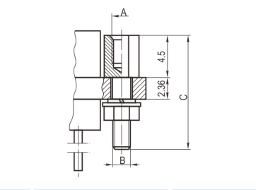 J30J 31-Core Female Micro Rectangular Connector – Straight Crimp Wire Type