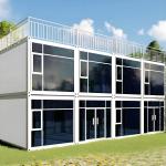 Fast Install Modular Light Tiny House Design Prefabricated Container Houses