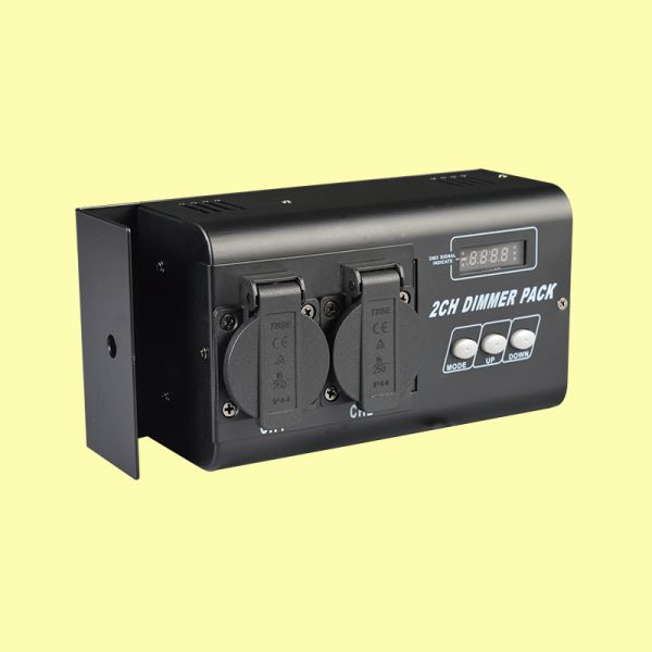 NEBULA 2 Channel Digital DMX Controller LED Light Switch Box Dimmer Pack