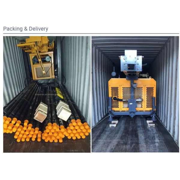 100m 9500KG Versatile Mobile Borehole Drilling Machine