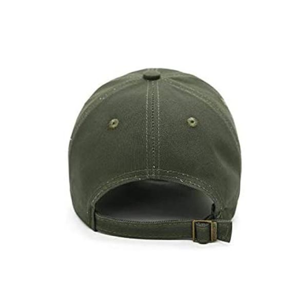 Washed Cotton Fabric Unstructured Six Panel Baseball Cap