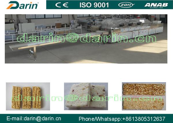 Buy Small Cereal Bar / chocolate Bar Making Machine with SS304 Material at wholesale prices