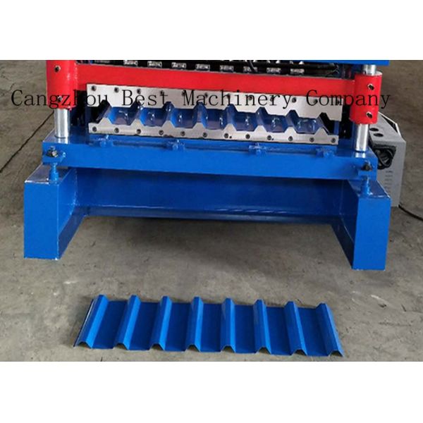 IBR Roof Making Machine / Roofing Sheet Roll Forming Machine Stable Performance