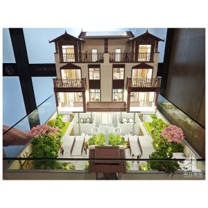 Buy cheap Residential Miniature Architectural Models 1:150 Scale Model Villa from wholesalers
