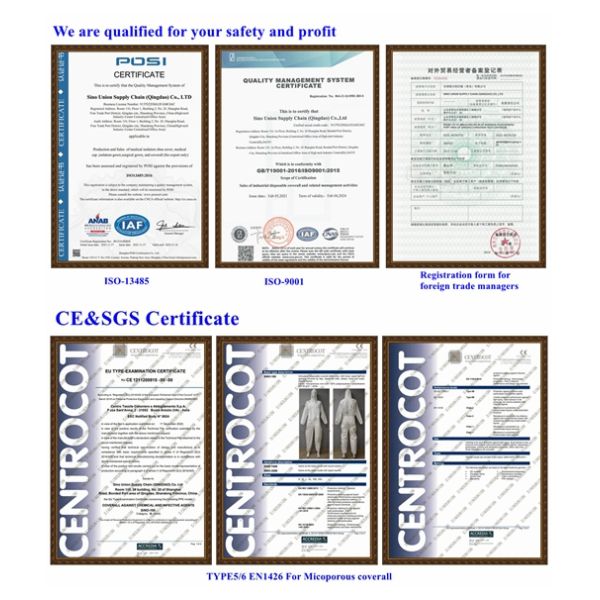 OEM Disposable Protective Suit Farming Agriculture PP Disposable Coverall