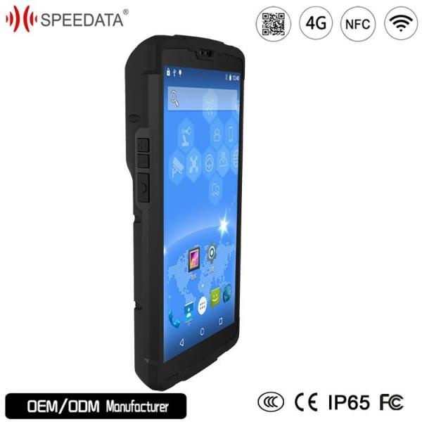Buy 4G Handheld WIFI RFID Reader Integrate chip Card IP65 Barcode Scanner with Display at wholesale prices