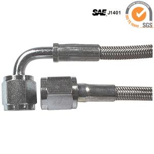 Quality dot sae j1401stainless steel braided hose assembly for sale