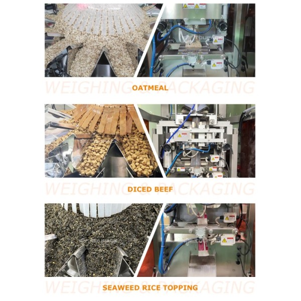 High Speed Automatic Vertical Packing Machine for Snacks Nuts Granules Food Packaging Machine