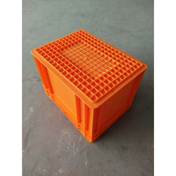 Light Convenient Storage Virgin Plastic Stacking Containers 400*300 mm 15kg Loading Capacity