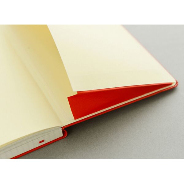 Genuine Leather Ring Binder Organizer Snap Fastener A6 Size Loose - Leaf Style