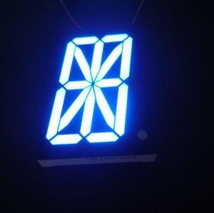 China Pure Green Single Digit 16 Segment LED Display  For Digital Read Out Panel on sale
