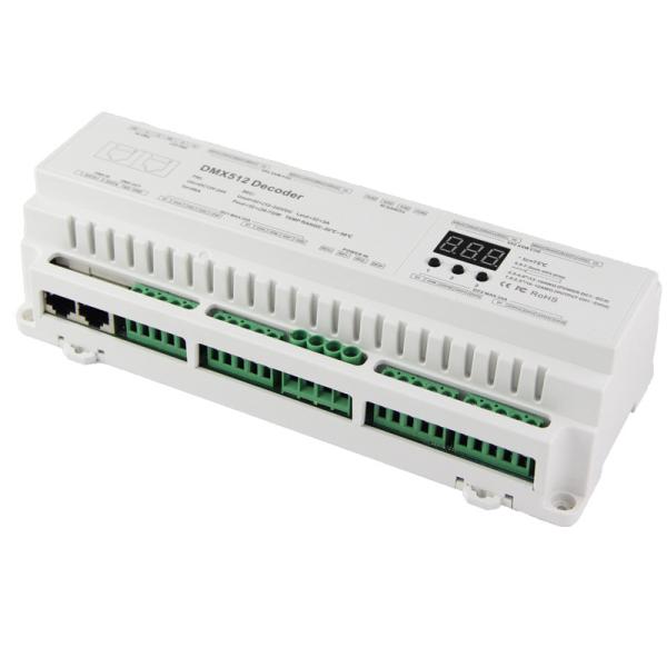 Buy Portable LED DMX Decoder , 1440W 24 Channel Dmx Decoder CE Certificated at wholesale prices