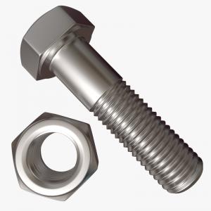 China Zinc Coated Hex Head Bolt , Half Thread Heavy Hex Structural Bolt M6-M24 on sale
