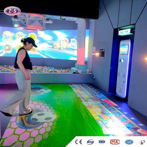 Quality Interactive Learning Playground Compact Motion Sensing Floor Games Solution for sale
