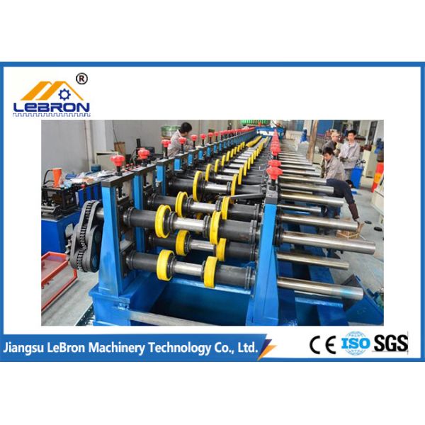 GI And GP Material Cable Tray Roll Forming Machine , Cable Tray Bending Machine