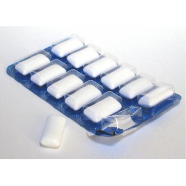 Alu PVC Chewing Gum Automatic Blister Packing Machine PLC Control