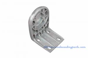 Quality Silver Powder Coated Aluminium Die Casting Process Services For Curtain Spiale Bracket for sale