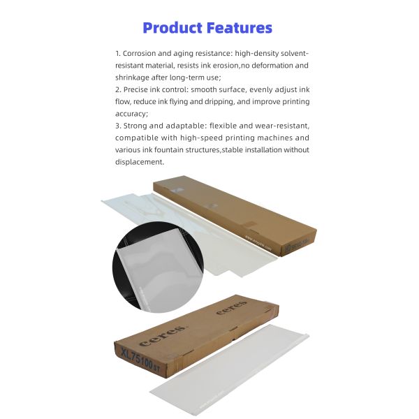 high efficiency,low power consumption，Ink Duct Foil,used for Heidelberg Printing Machine SM72/74