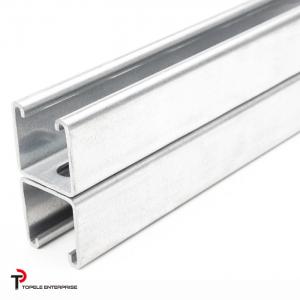 Quality 41*41mm Unistrut Channel Strut C Profile / Slotted Support Channel for sale