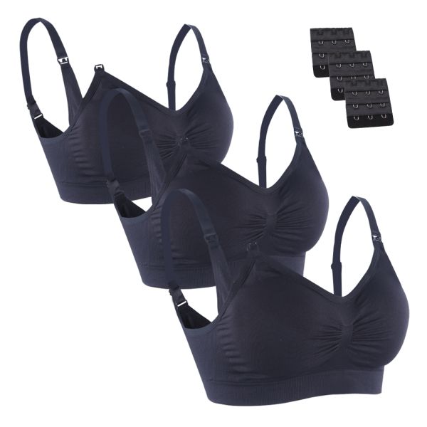 Nursing Bra Comfortable and Breathable Push Up with Solid Pattern Type by HEXIN